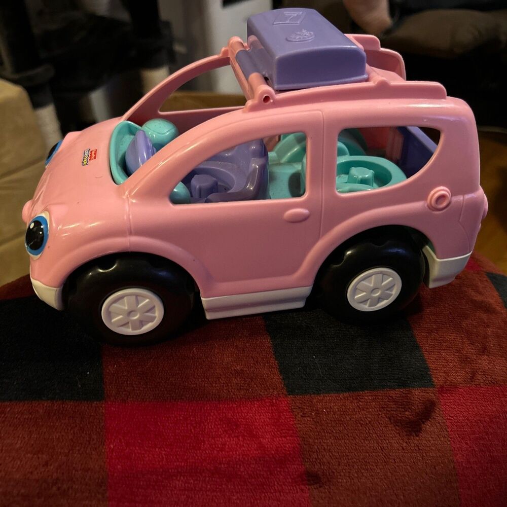 Fisher Price Little People Open & Close SUV w/ Sound Tested 2009